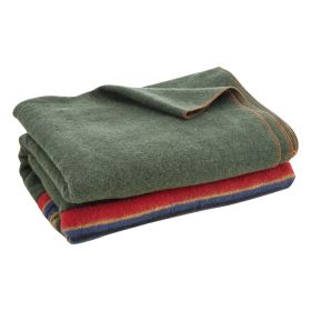 Wool Camping Blanket, Large Warm Stadium Blanket, Waterproof & Windproof, Flame Retardant, Great for Outdoors, Picnics, Hiking, Sports Events, Tr