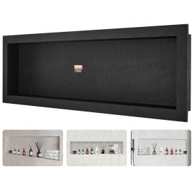 Shower Niche Ready for Tile 16" x 50", Single Shelf Organizer, Square Corners Wall-inserted Niche Recessed